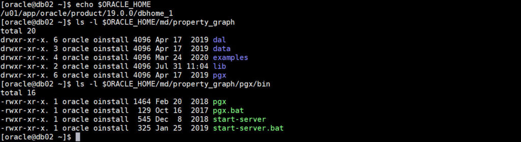 Oracle Graph Server: before PGX was inside the database home